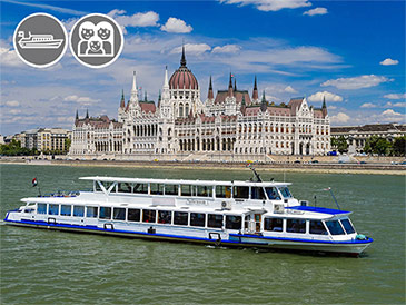 Теплоходный прогулки по Дунаю в Будапеште. 